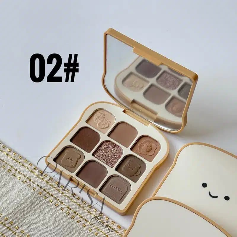 پالت سایه 9 رنگ Novo مدل نون تست — تصویر ۳
