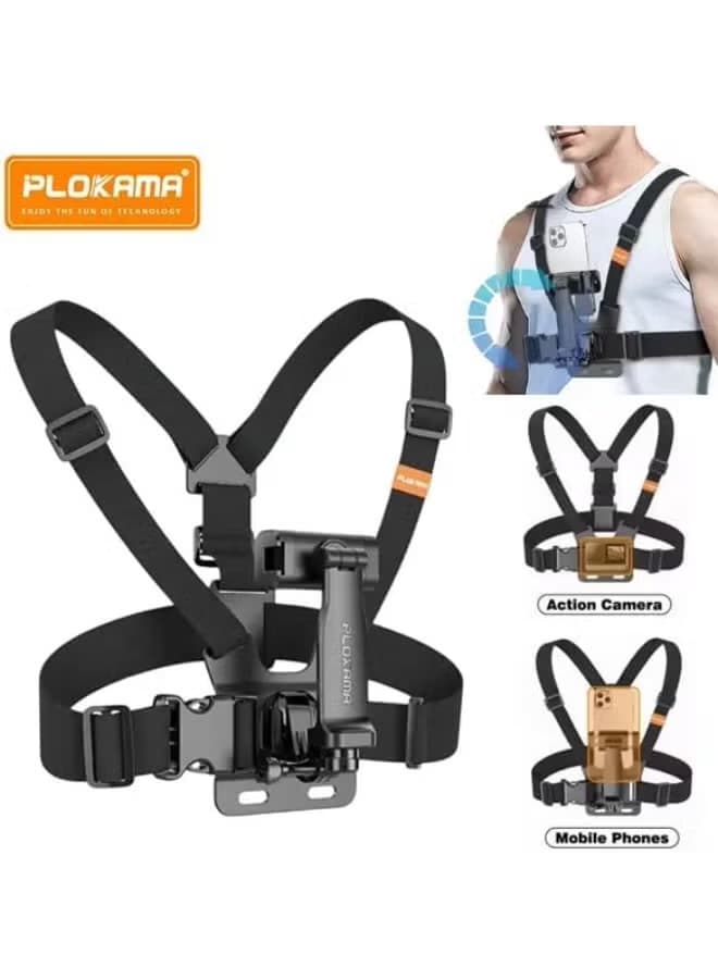 هولدر و هارنس سینهای دوربین و موبایل PLOKAMA مدل CX-10 — تصویر ۲