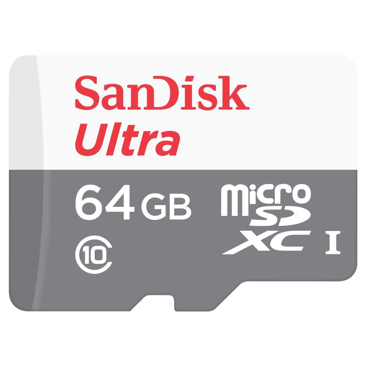 کارت حافظه microSDXC سن دیسک sandiskمدل Ultra کلاس 10 استاندارد UHS-I U1 سرعت 100MBps 533X ظرفیت 64 گیگابایت
