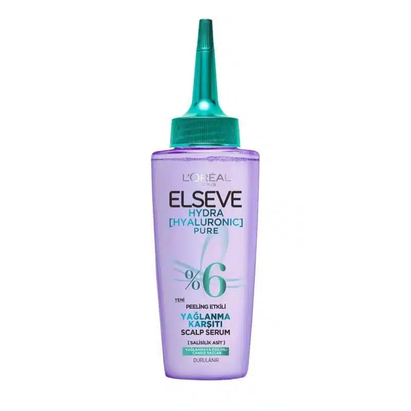 سرم لایه بردار و کنترل چربی کف سر لورآل Loreal مدل Hydra Hyaluronic Pure(102 میل)