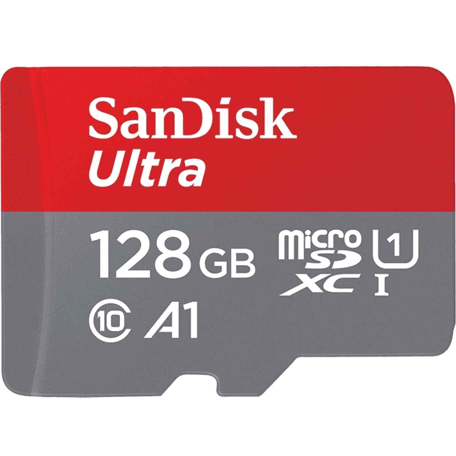 کارت حافظه‌ microSDHC سن دیسک مدل A1 کلاس 10 استاندارد UHS-I سرعت 140MBps ظرفیت 128 گیگابایت