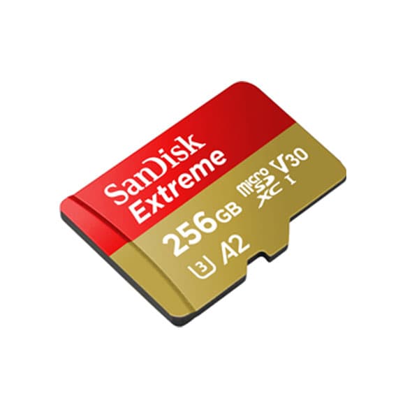 کارت حافظه microSDXC سن دیسک مدل Extreme کلاس A2 استاندارد UHS-I U3 سرعت 190MBps ظرفیت 256 گیگابایت — تصویر ۲