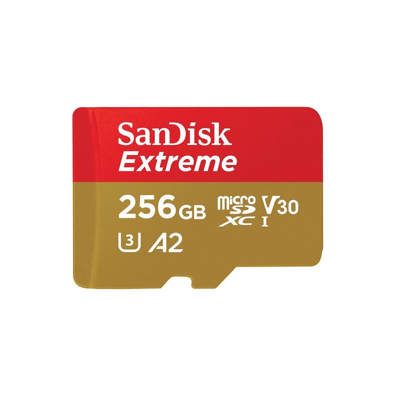 کارت حافظه microSDXC سن دیسک مدل Extreme کلاس A2 استاندارد UHS-I U3 سرعت 190MBps ظرفیت 256 گیگابایت — تصویر ۳