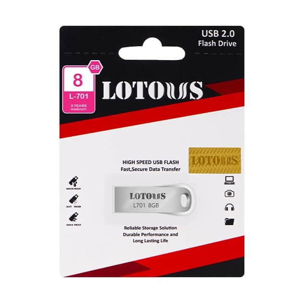 فلش مموری لوتوس مدل Lotous 8GB L-701