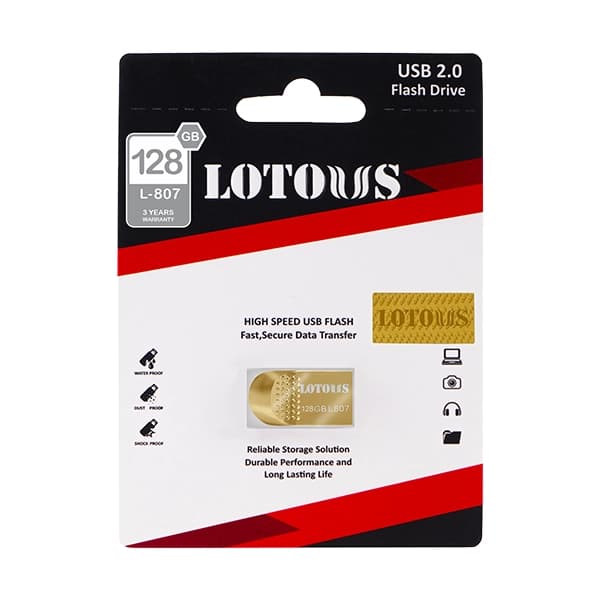 فلش مموری لوتوس مدل L-807 ظرفیت 128 گیگابایت