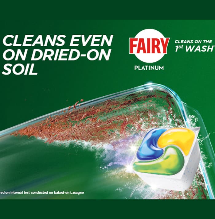 قرص ماشین ظرفشویی FAIRY مدل Platinum بسته 90 عددی — تصویر ۲
