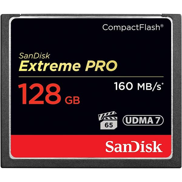کارت حافظه CompactFlash سن دیسک مدل Extreme Pro سرعت 1067X 160MBps ظرفیت 128 گیگابایت — تصویر ۲