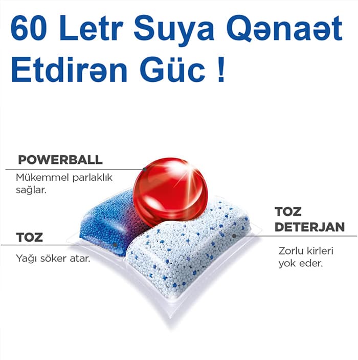 قرص ماشین ظرفشویی Finish مدل Quantum Max بسته 48 عددی — تصویر ۴
