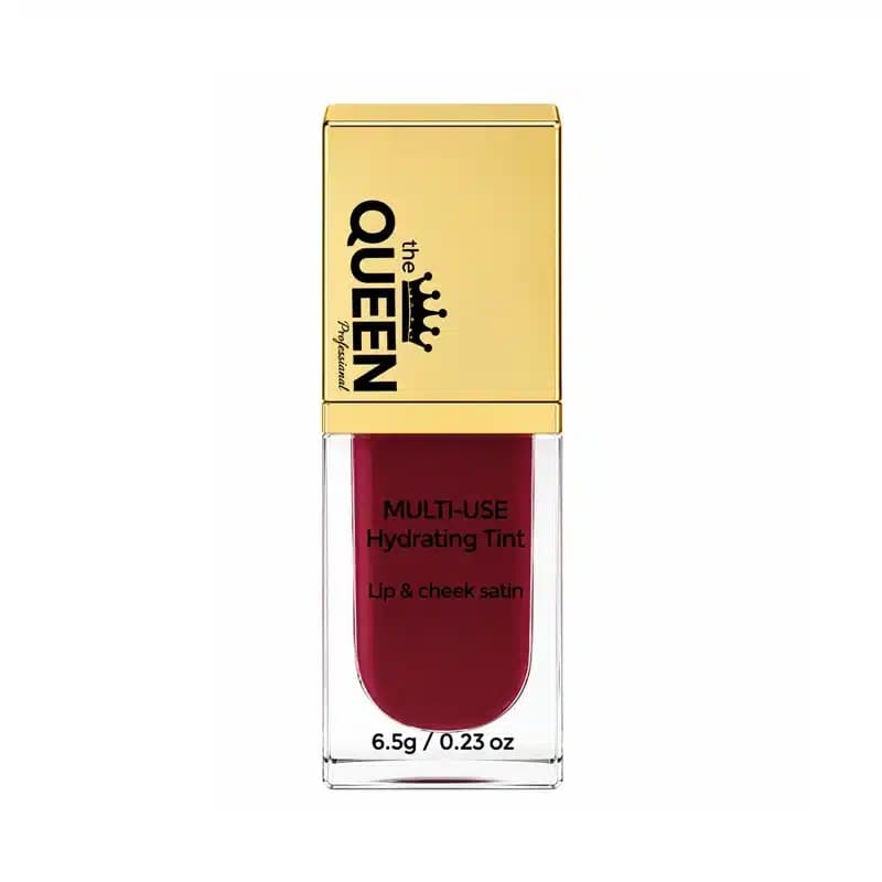 تینت لب و گونه The Queen مدل Multi-Use Hydrating Lip & Cheek Satin Tint کد 220