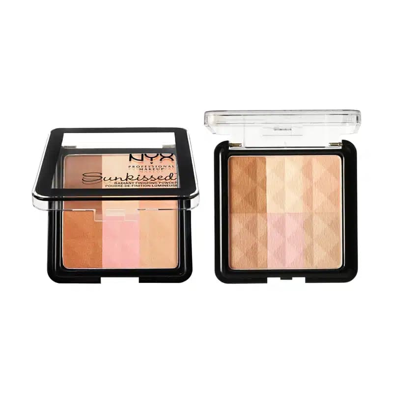 پودر فشرده چند رنگ نیکس NYX مدل Radiant Finishing Powder رنگ Sun Kissed