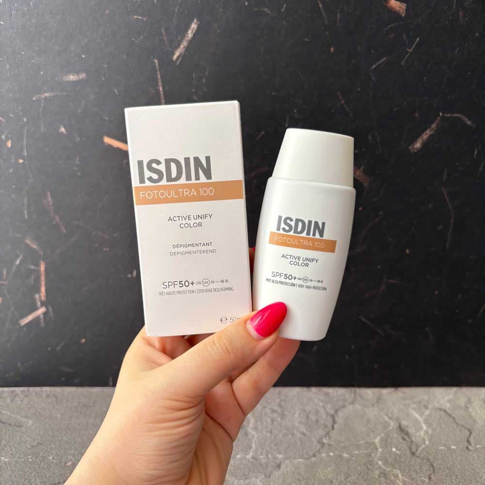 ضد آفتاب اکتیو یونیفای ایزدین رنگی SPF50 ضد لک — تصویر ۲