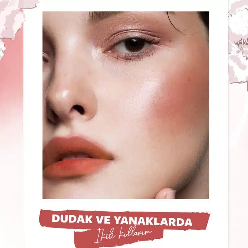 رژ لب و گونه مایع مخملی پاستل Pastel مدل Full Bloom Lip & Blush کد 77 — تصویر ۲