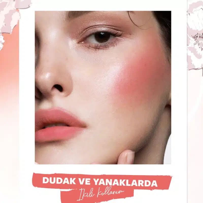 رژ لب و گونه مایع مخملی پاستل Pastel مدل Full Bloom Lip & Blush کد 74 — تصویر ۲