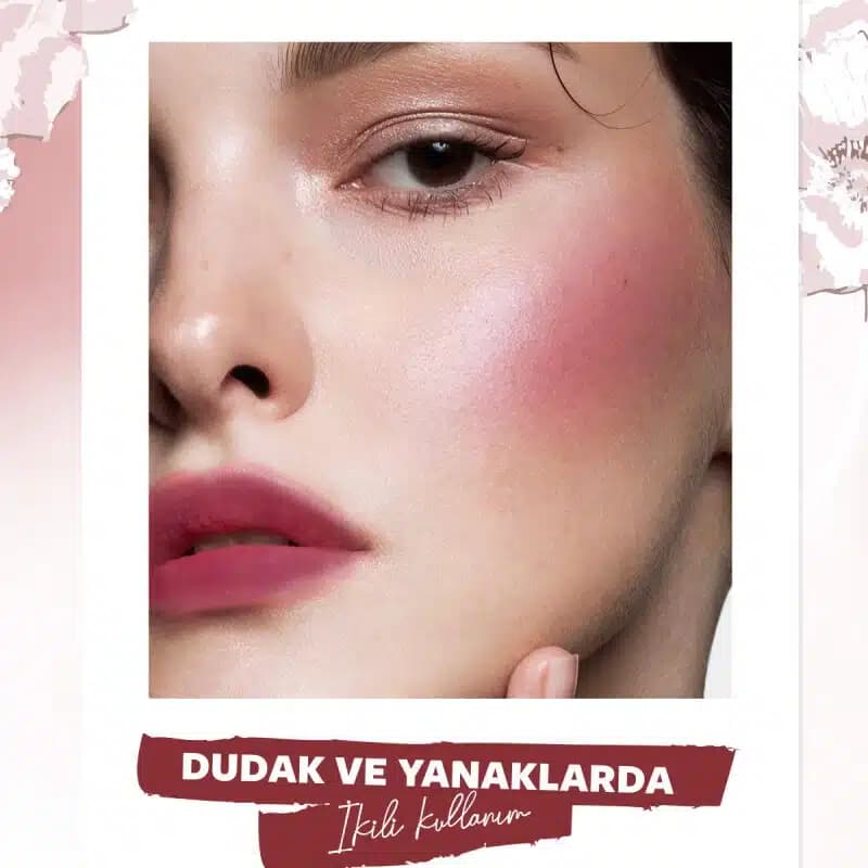 رژ لب و گونه مایع مخملی پاستل Pastel مدل Full Bloom Lip & Blush کد 82 — تصویر ۲