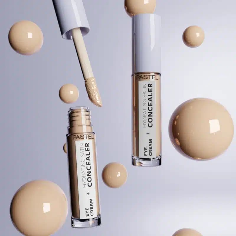 کانسیلر درمانی پاستل PASTEL حاوی کرم دور چشم مدل Hydrating Satin Concealer کد 64 — تصویر ۳