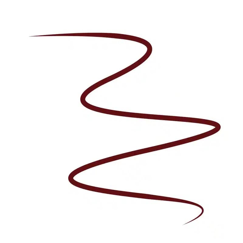 خط چشم مویی زرشکی پاستل پرو فشن Pastel Pro Fashion مدل Bordeaux Trend Line — تصویر ۲