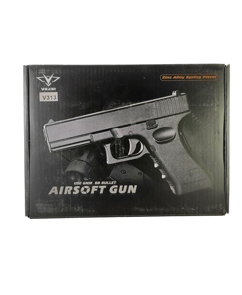 تفنگ کلت فلزی ساچمه‌ای ایرسافت گان مدل AIR SOFT GUN V313