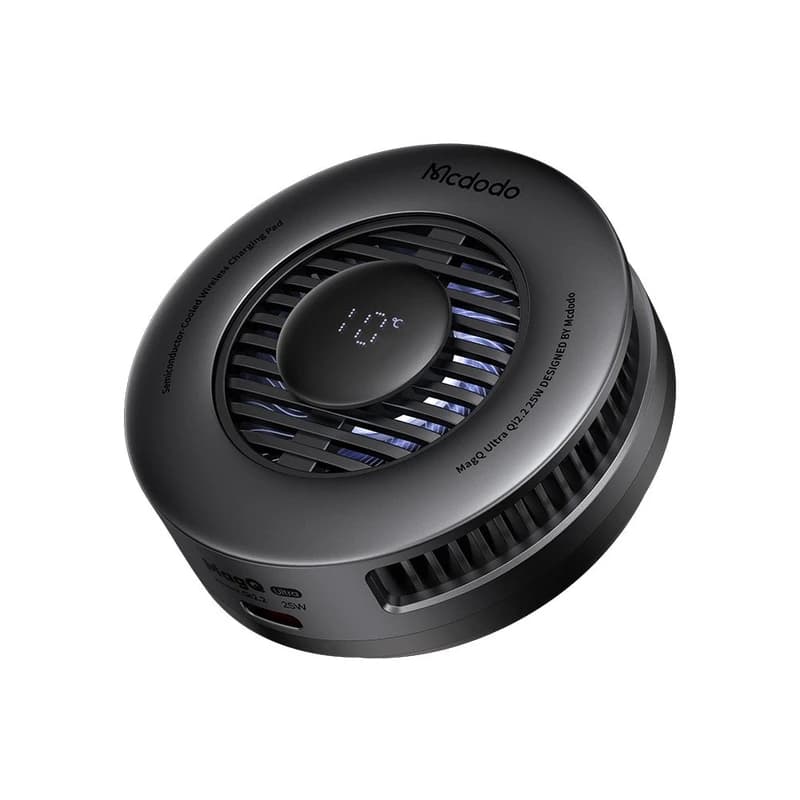 شارژر وایرلس 25 وات مگ سیف فن دار مک دودو مدل CH-8410 — تصویر ۲