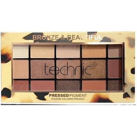 پالت سایه چشم 15رنگ تکنیک مدل Bronze & Beautiful