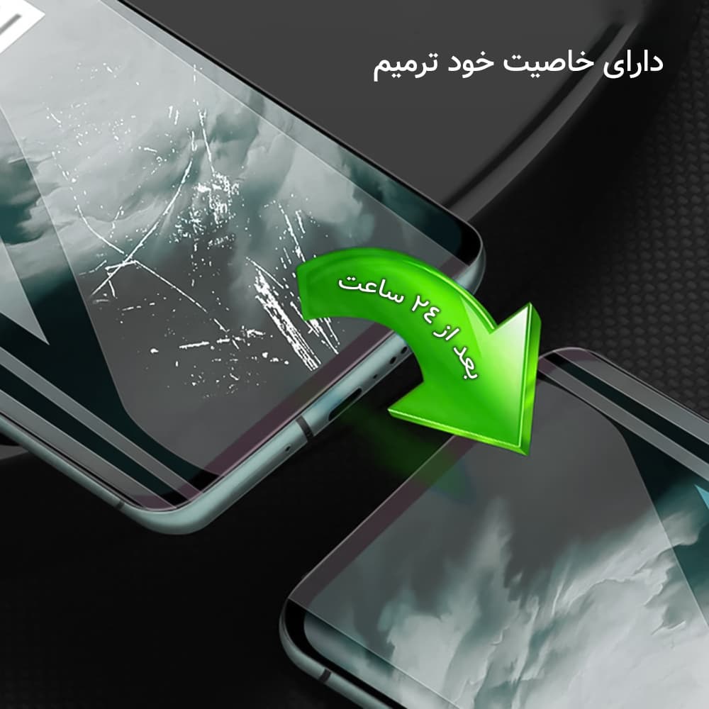 محافظ صفحه نمایش مات راک اسپیس مدل Resistant مناسب برای گوشی موبایل شیائومی Redmi Note 13 Pro Plus — تصویر ۵
