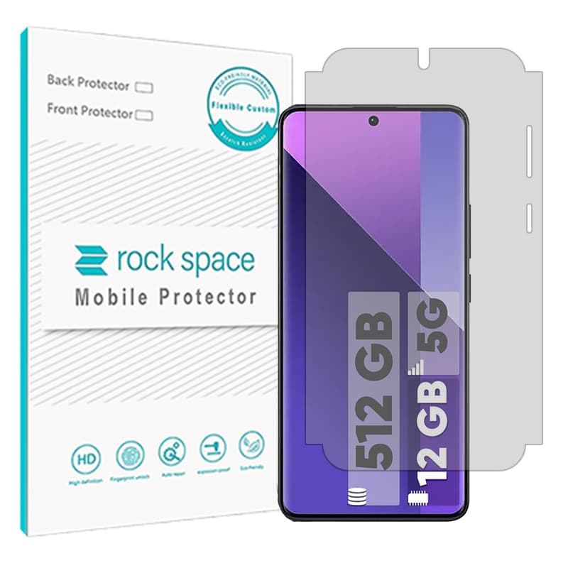 محافظ صفحه نمایش مات راک اسپیس مدل Resistant مناسب برای گوشی موبایل شیائومی Redmi Note 13 Pro Plus