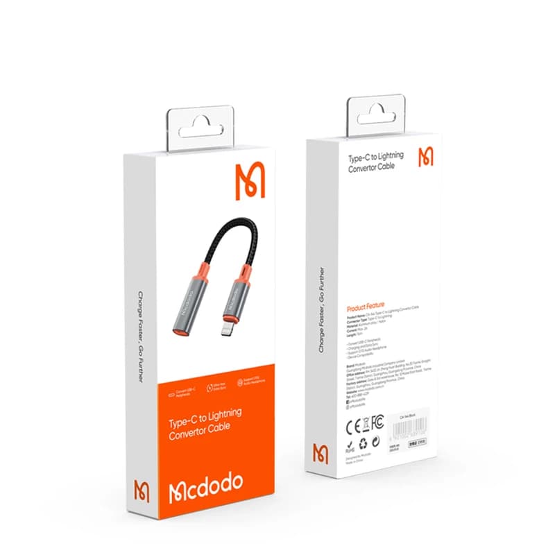 مبدل usb-C به لایتنینگ مک دودو مدل CA-1440 — تصویر ۵