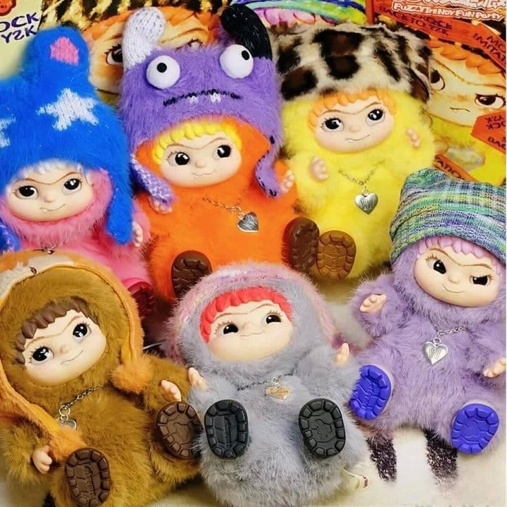 عروسک سوپرایزی واکوکو مدل Fuzzy Trendy