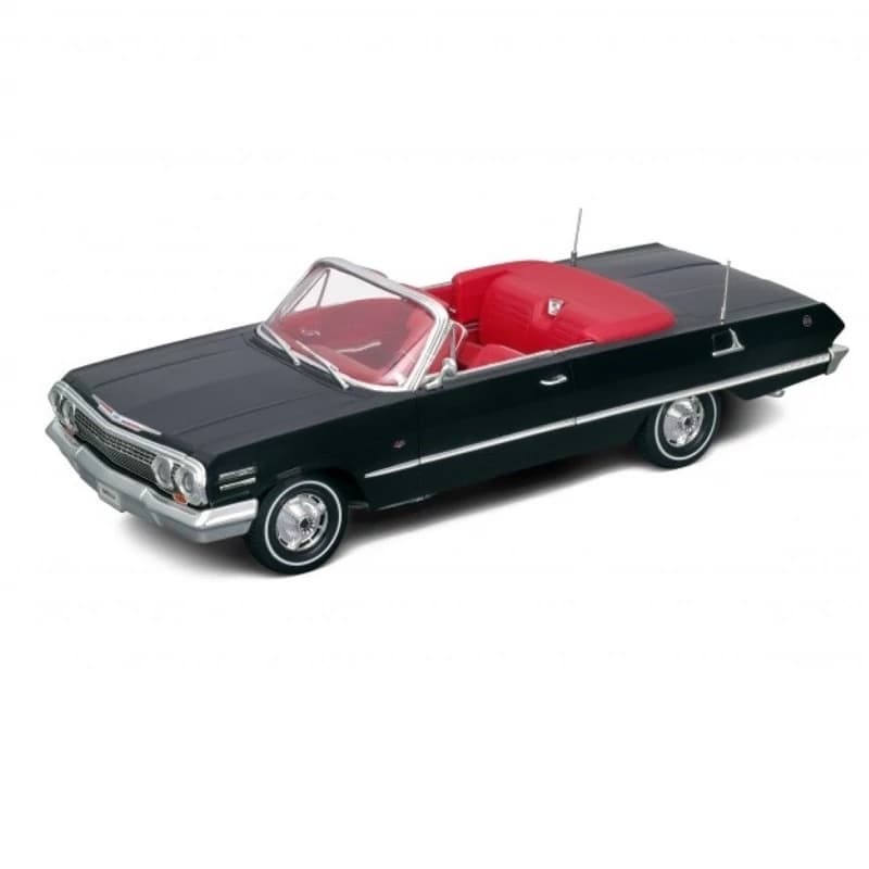 ماکت ماشین ایمپالا 1963 Chevrolet Impala 1.24 برند WELLY