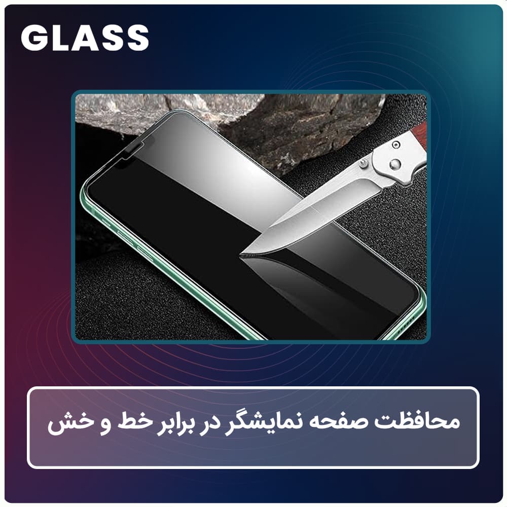 محافظ صفحه نمایش ضداشعه بنفش گلس مدل Eye Care مناسب برای گوشی موبایل شیائومی 12X — تصویر ۵