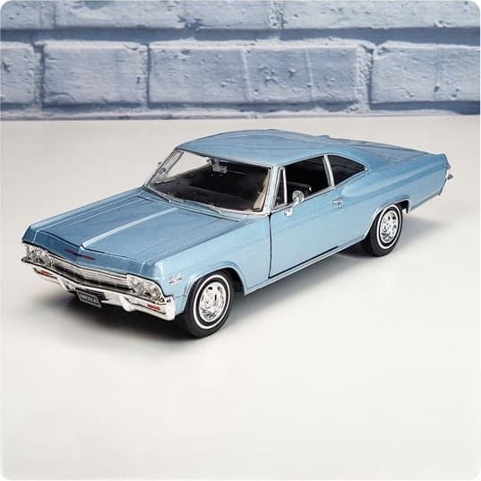 ماکت ماشین ایمپالا 1965 Chevrolet Impala S8 1.24 برند WELLY