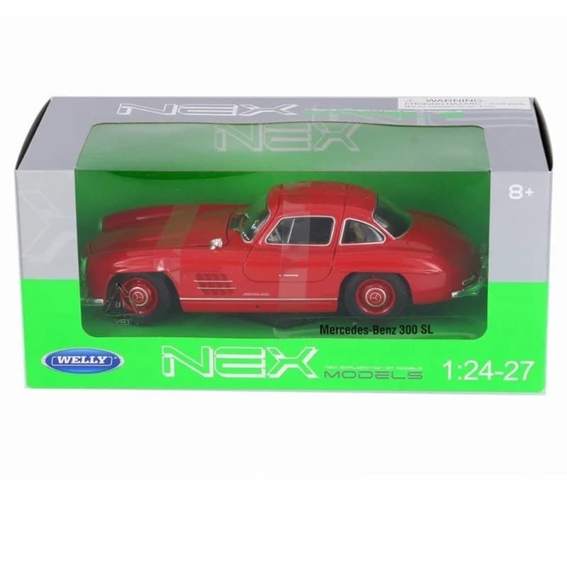 ماکت ماشین MERCEDES BENZ 300 SL 1.24 برند WELLY