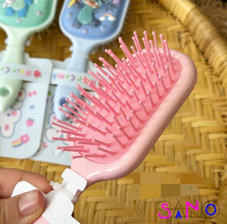 برس مو فانتزی طرح استیچ مدل دسته‌دار — تصویر ۲