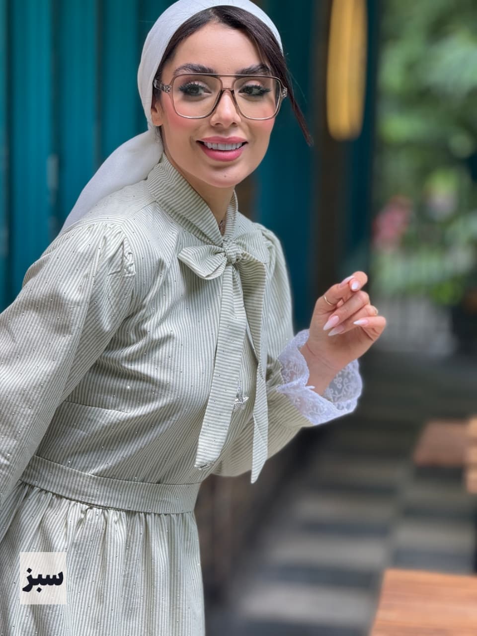 پیراهن لنین نگین — تصویر ۴