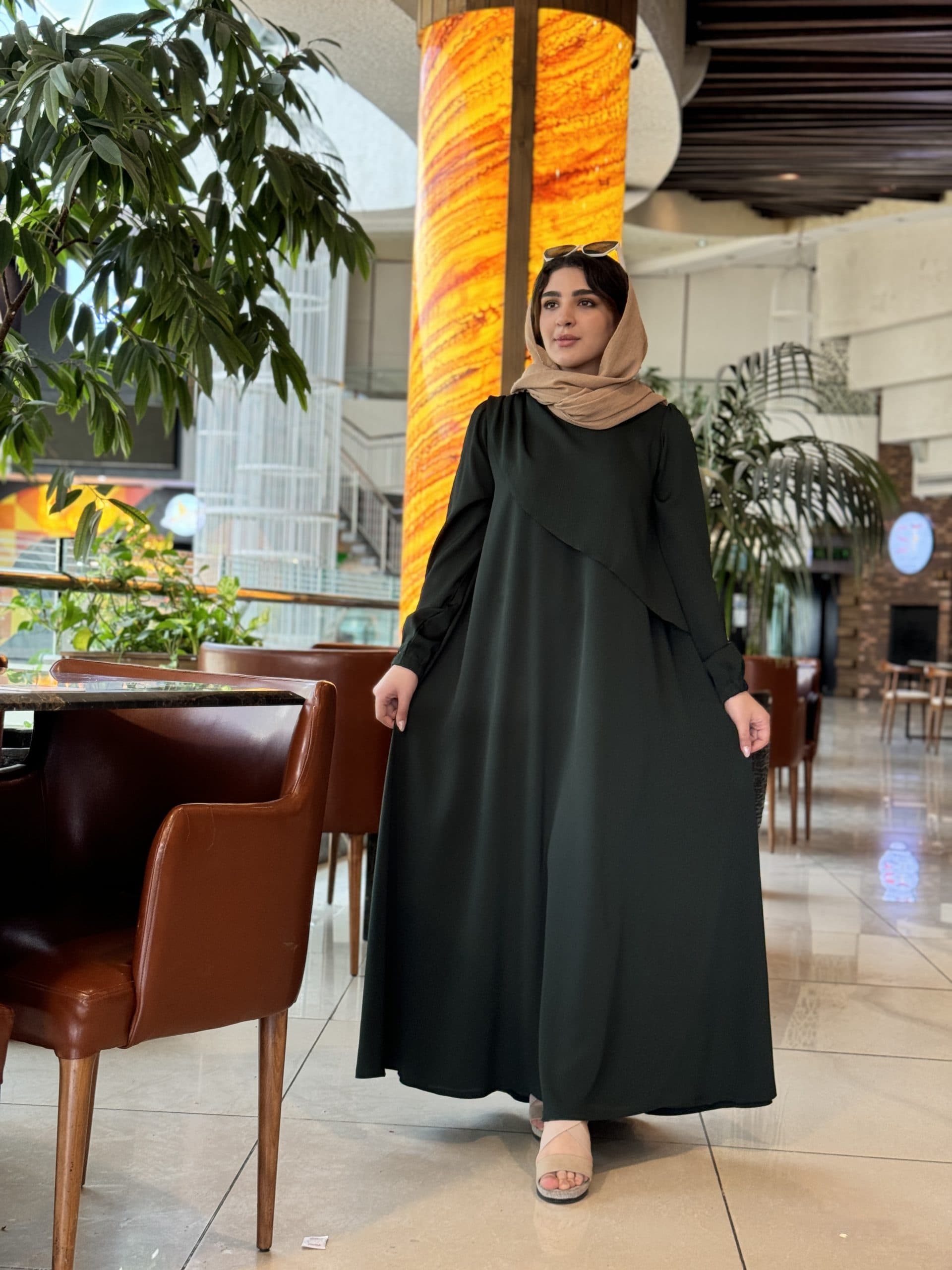 مانتو عبایی زنانه مدل پردیس — تصویر ۸
