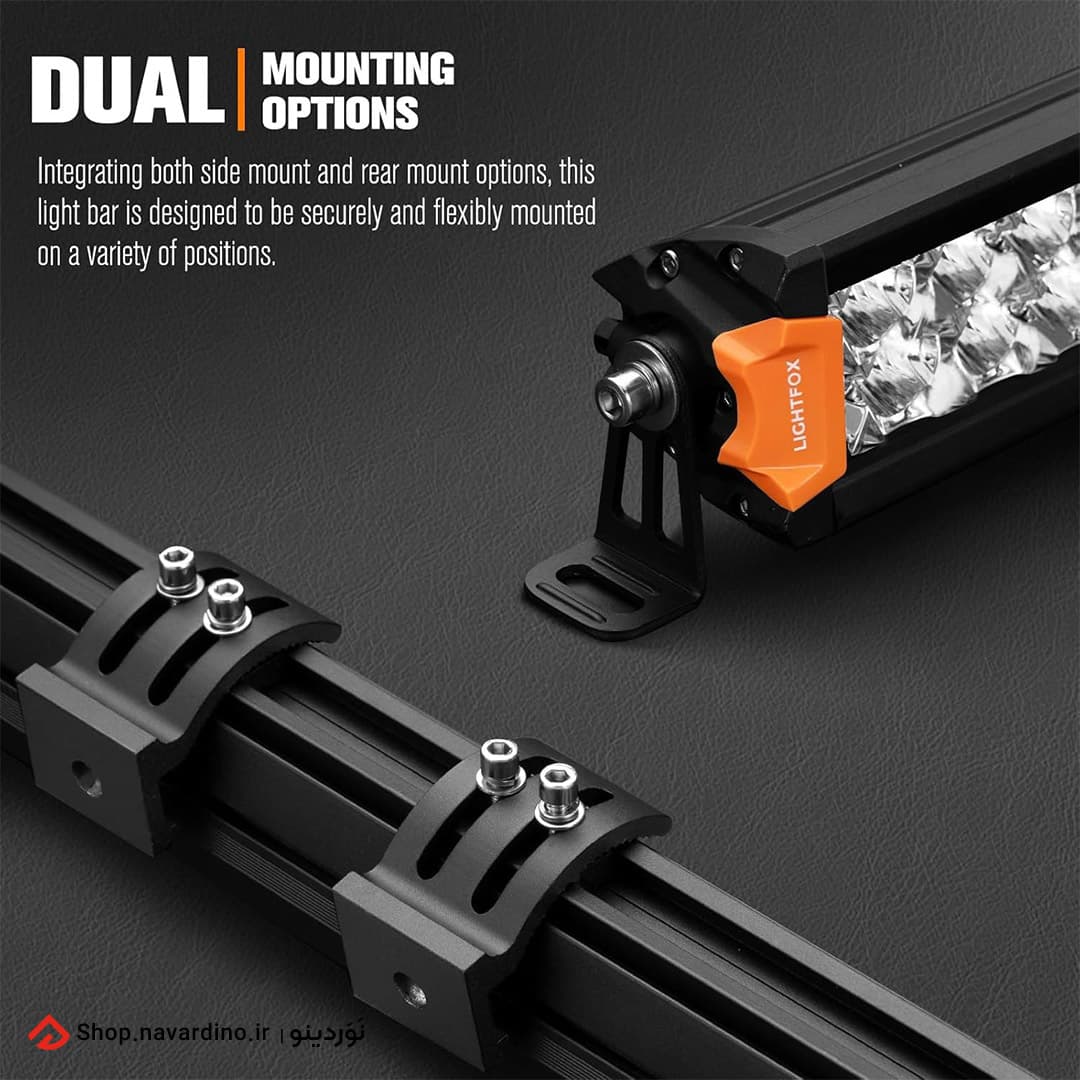 لایت بار آفرودی لایت فاکس Dual Row 20 inch — تصویر ۵