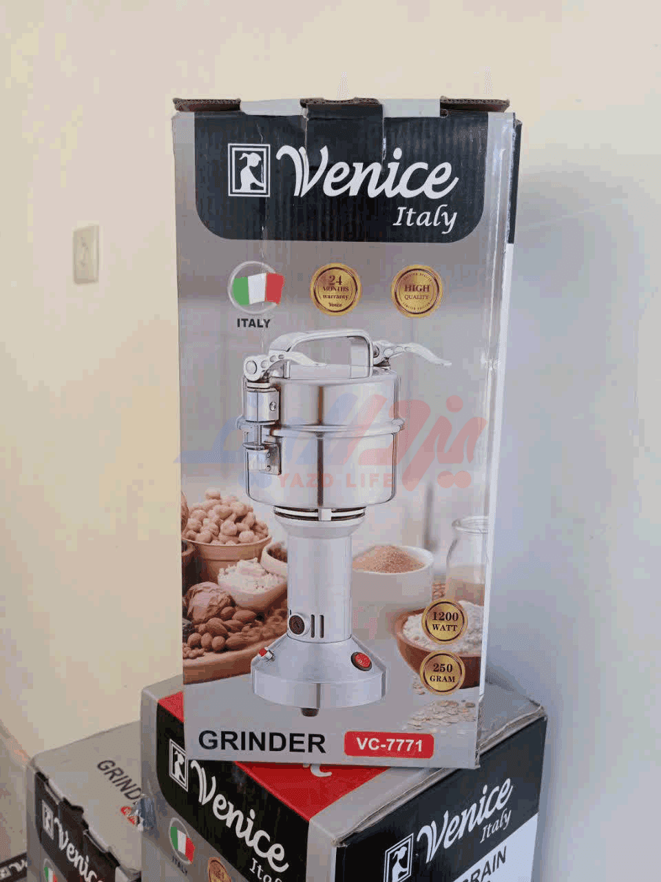 آسیاب برقی ۲۵۰ گرمی ونیز VC-7771 ایتالیایی