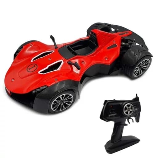 ماشین کنترلی مسابقه دودزا قرمز مدل RC Die-Cast Spray Racing Car MZ2034 — تصویر ۲