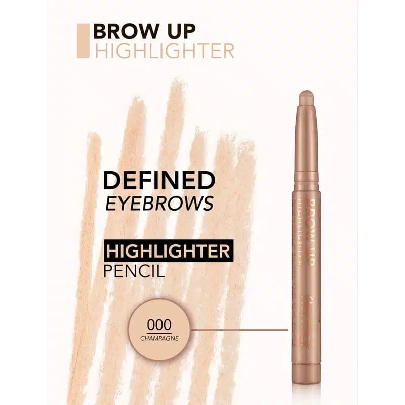 هایلایتر مدادی پیچی فلورمار Flormar مدل Brow Up Highlighter کد 000 رنگ Champagne — تصویر ۳
