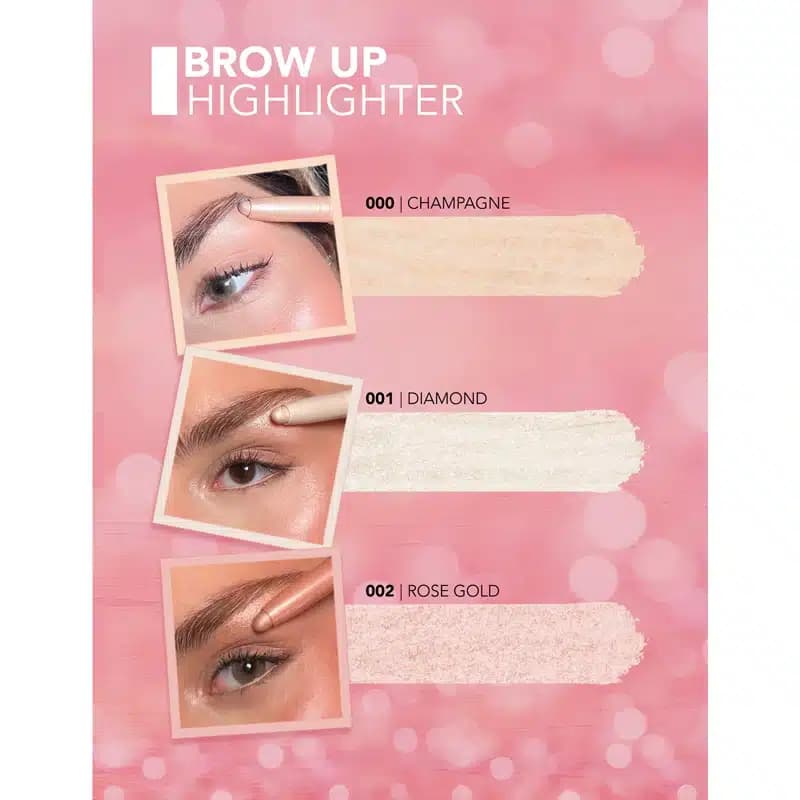هایلایتر مدادی پیچی فلورمار Flormar مدل Brow Up Highlighter کد 000 رنگ Champagne — تصویر ۴