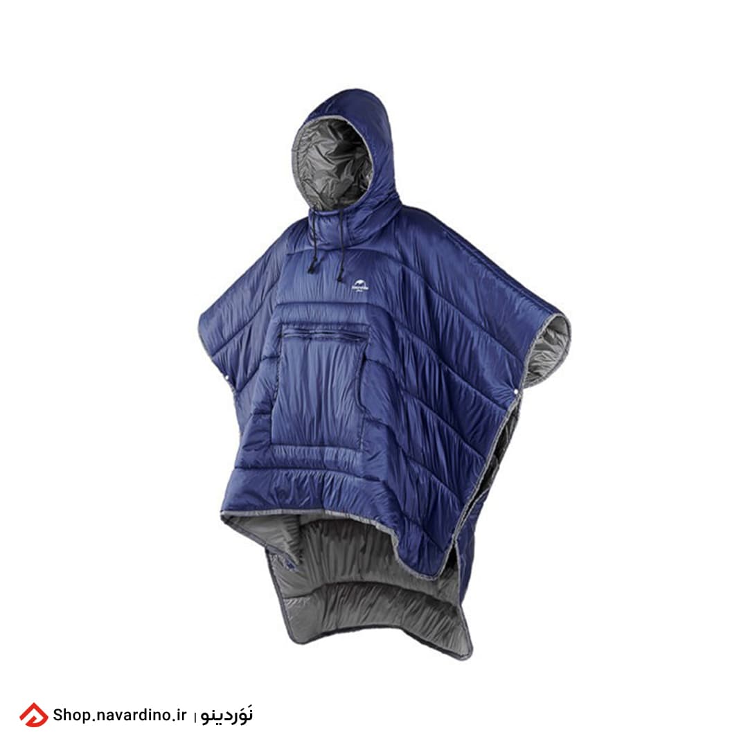 کیسه خواب پانچویی نیچرهایک Cloak Cotton NH18D010-P — تصویر ۲