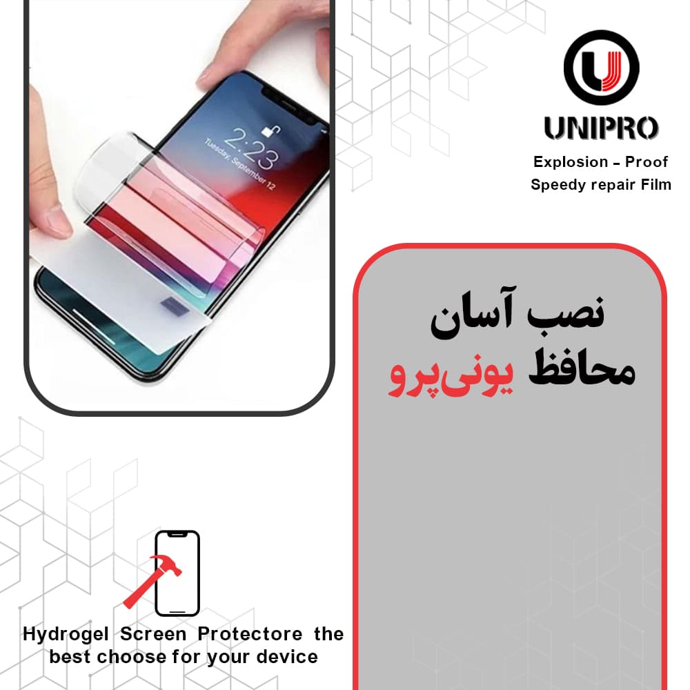 محافظ صفحه نمایش مات یونی پرو مدل Explosion Proof مناسب برای گوشی موبایل شیائومی 12X — تصویر ۳