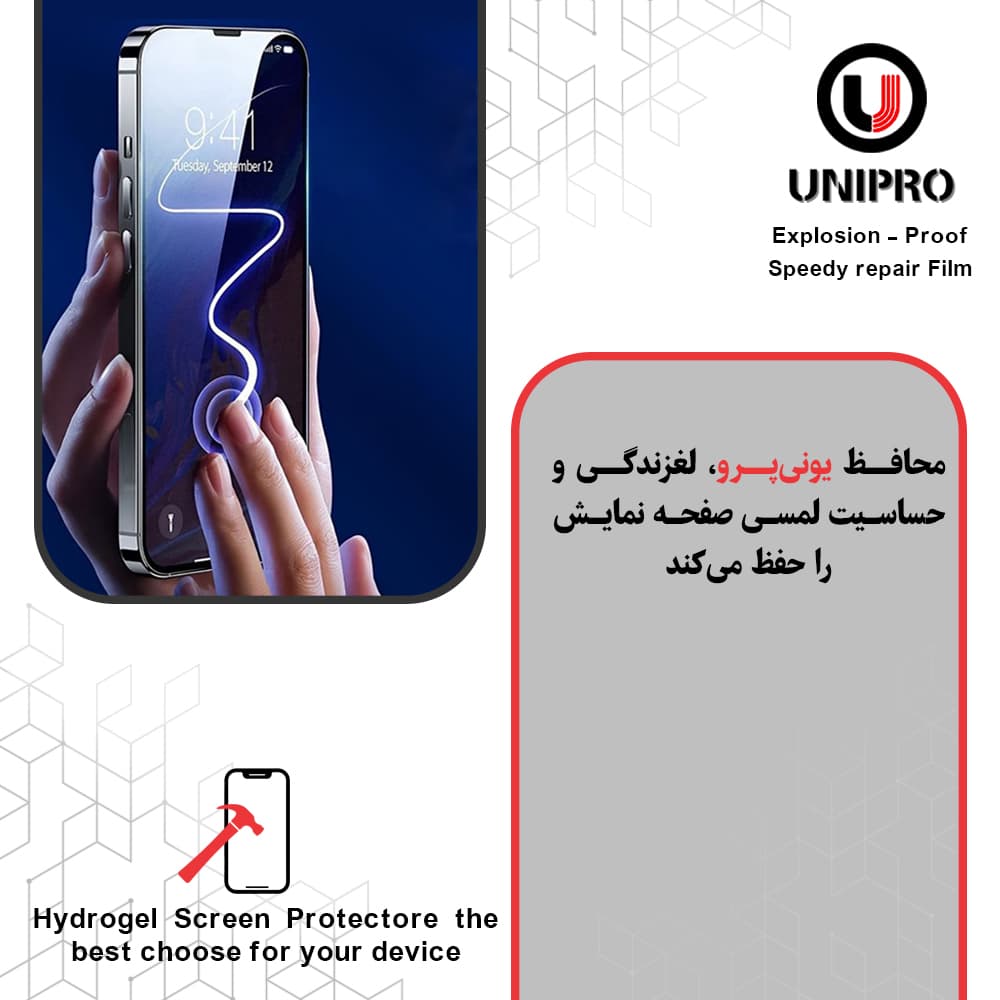 محافظ صفحه نمایش مات یونی پرو مدل Explosion Proof مناسب برای گوشی موبایل شیائومی 12X — تصویر ۶