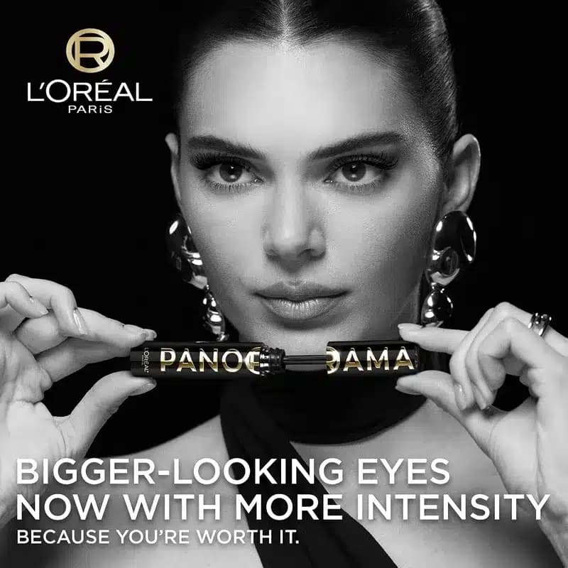 ریمل حجم دهنده لورآل Loreal مدل Voluminous Panorama Washable Mascara رنگ All Night Black — تصویر ۶