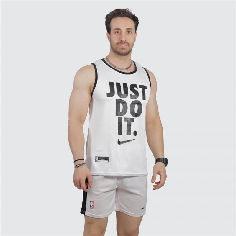 ست مردانه تاپ حلقه ای و شلوارک سوزنی just do it — تصویر ۳