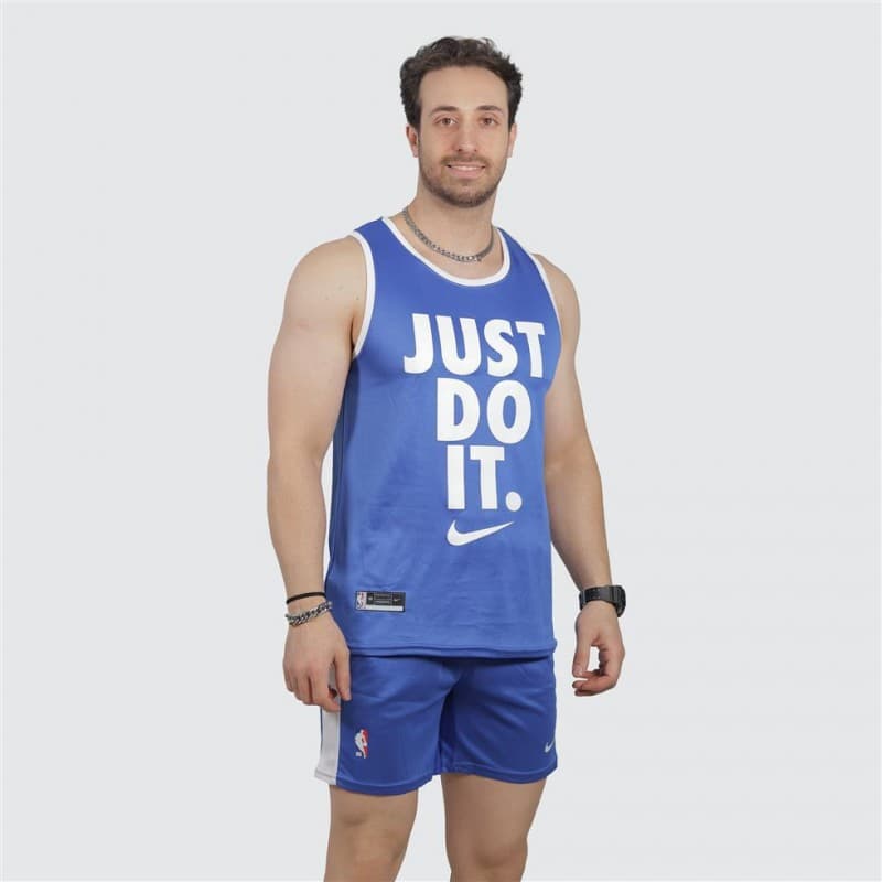 ست مردانه تاپ حلقه ای و شلوارک سوزنی just do it — تصویر ۲