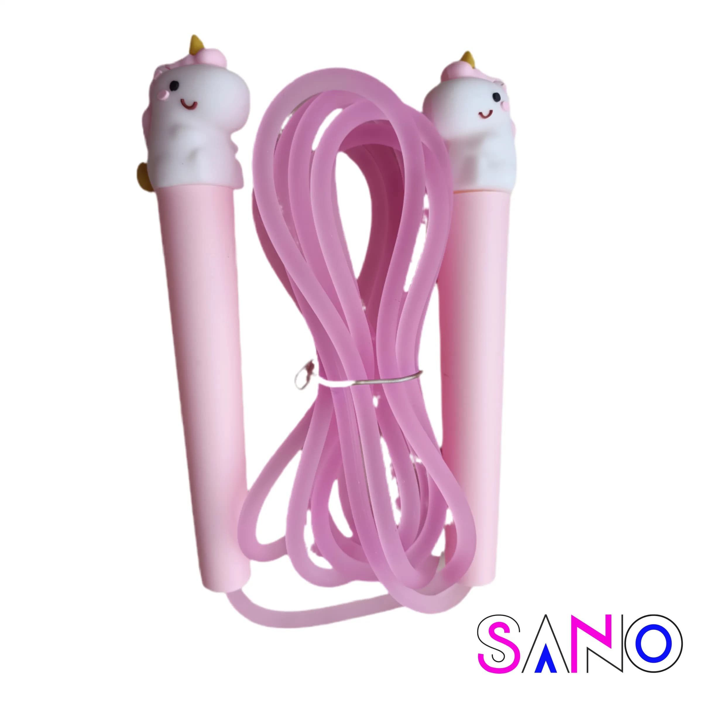 طناب بازی سیلیکونی عروسکی کرومی — تصویر ۳