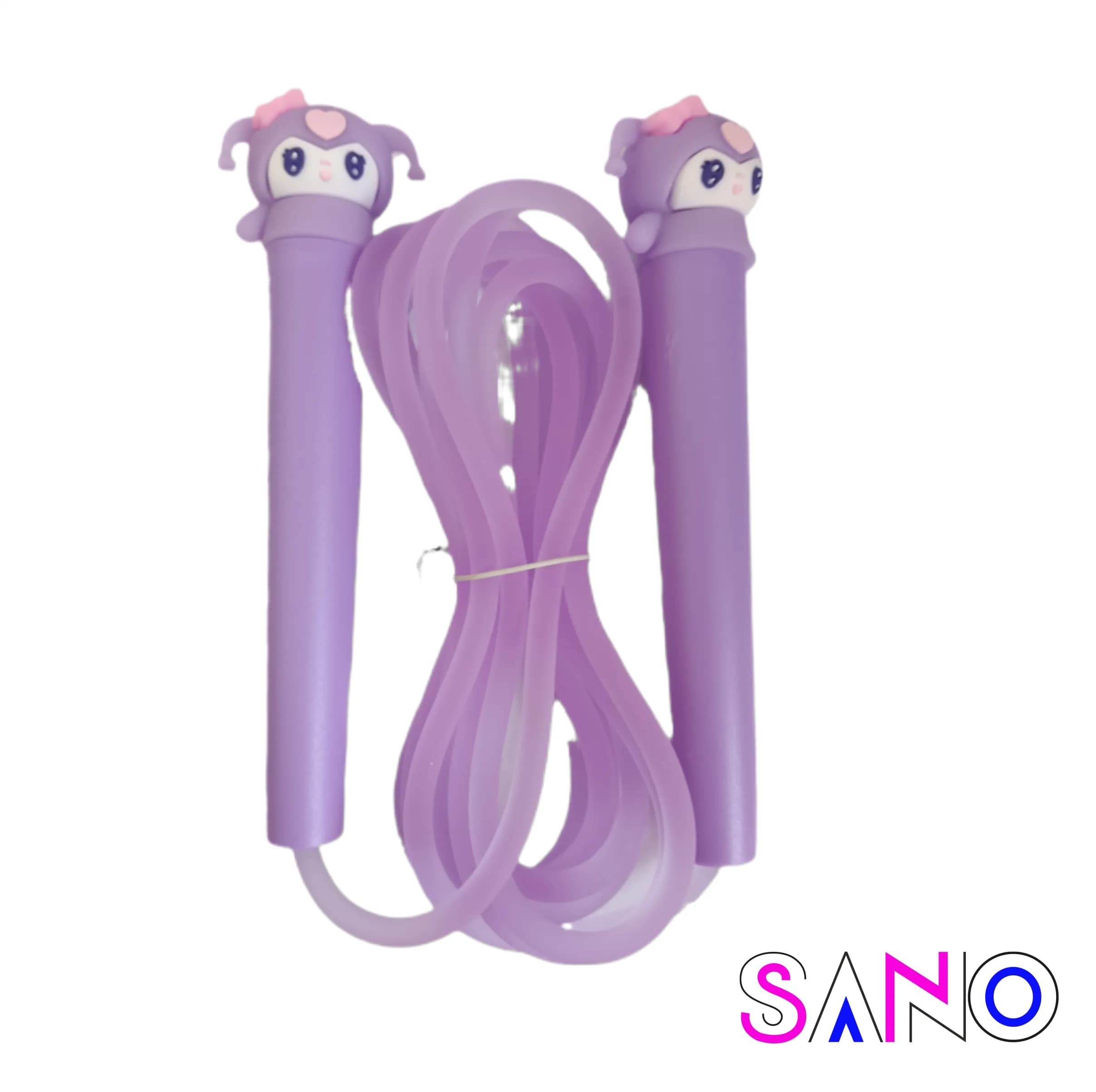 طناب بازی سیلیکونی عروسکی کرومی — تصویر ۴
