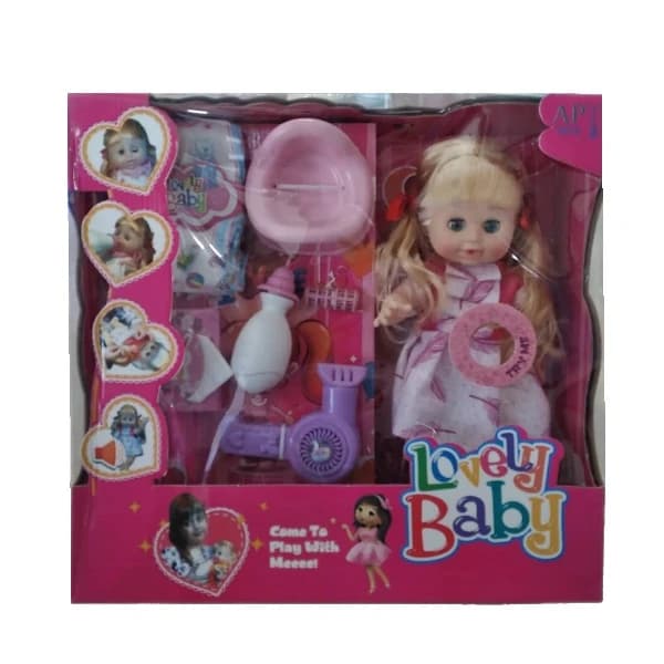 عروسک لاولی بیبی Lovely Baby طرح دختر