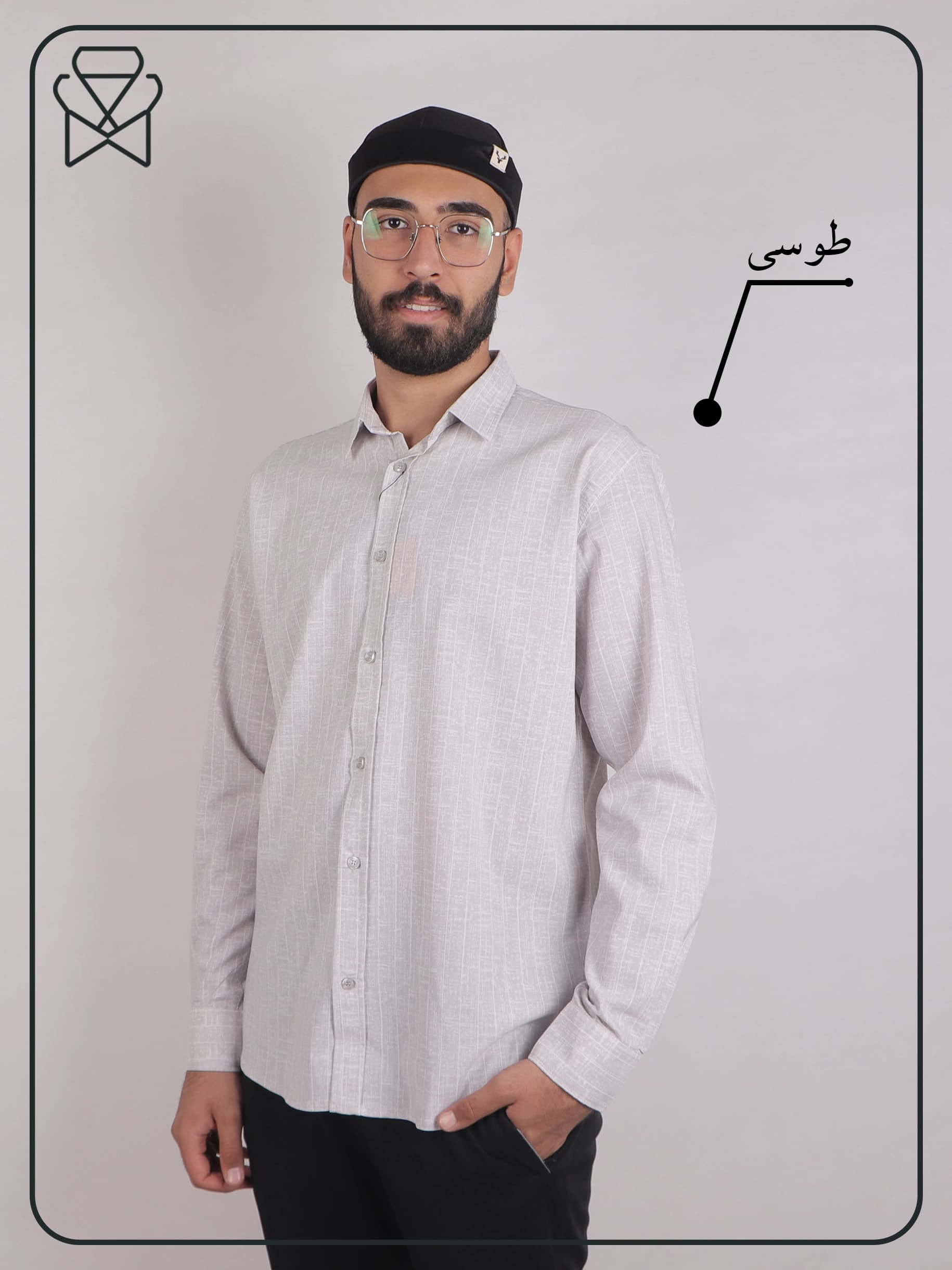 پیراهن ویسکوز راه دار – کد 361090 — تصویر ۵