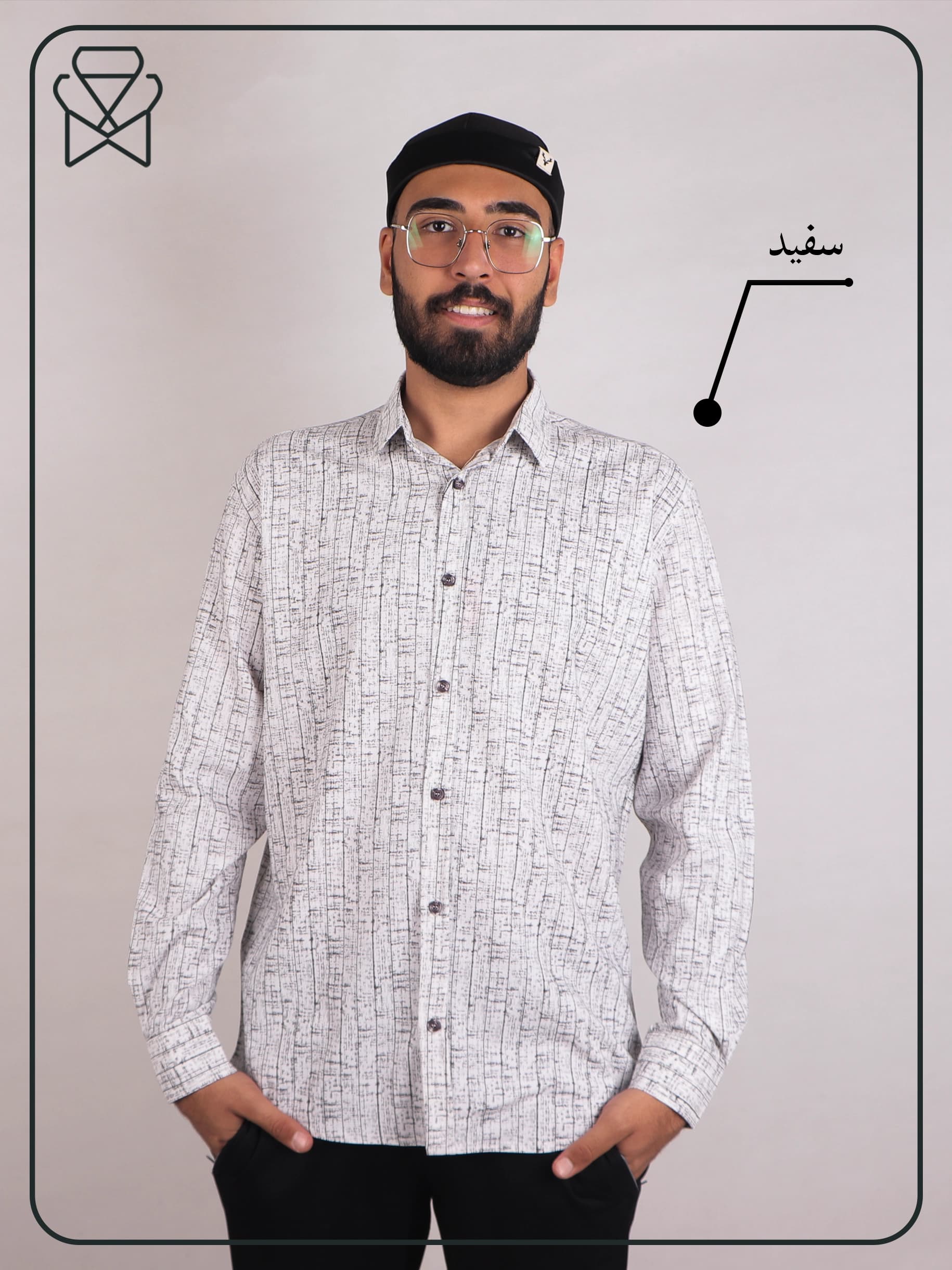 پیراهن ویسکوز راه دار – کد 361090